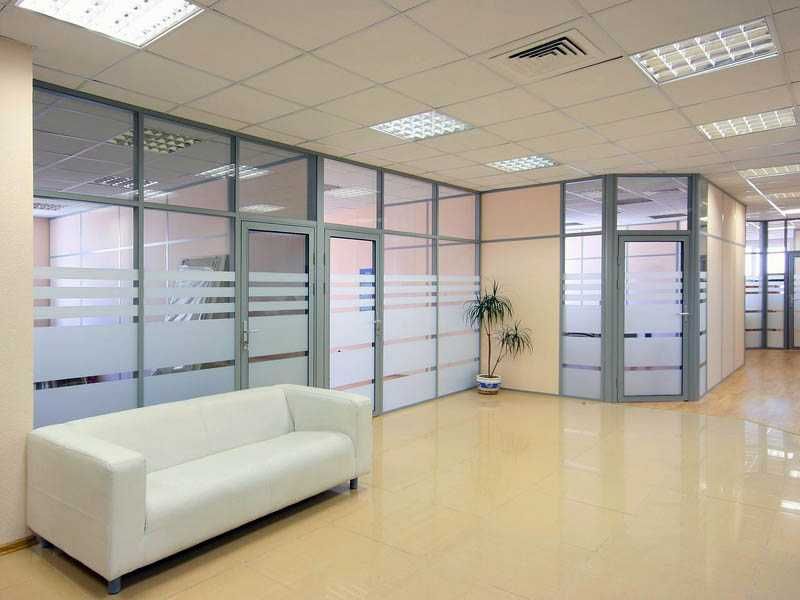 Алюминиевые перегородки Офисные и Пластиковые перегородки Окна Балкон