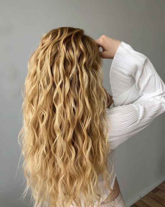 Тройная плойка для создния пляжных локонов