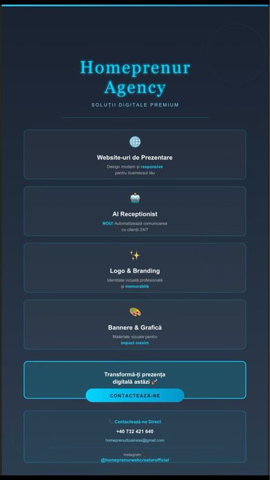 Realizez Website-uri de Prezentate pentru afacerea ta!