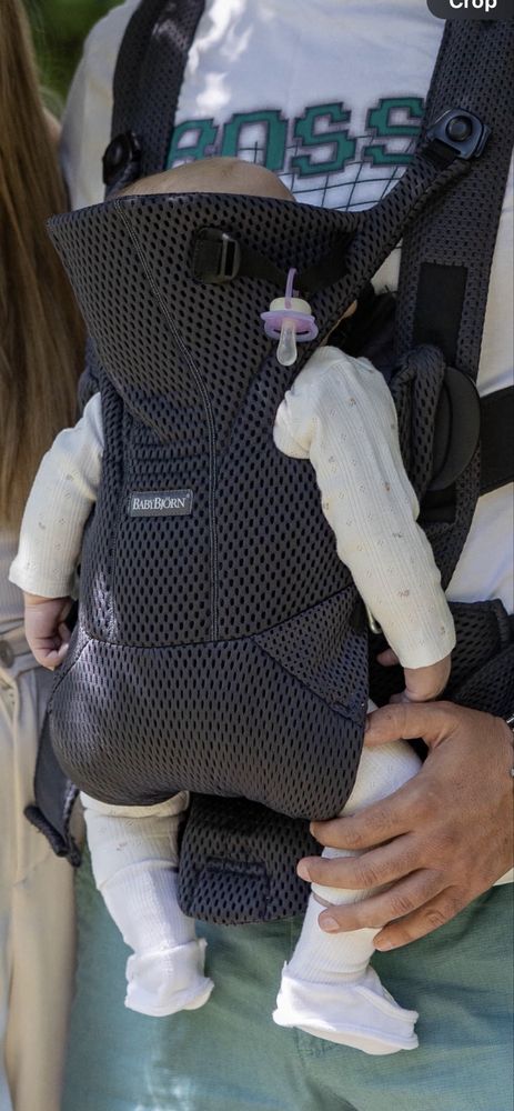 Анатомично кенгуру за новородено, BabyBjorn, 0-15 месеца, бебе