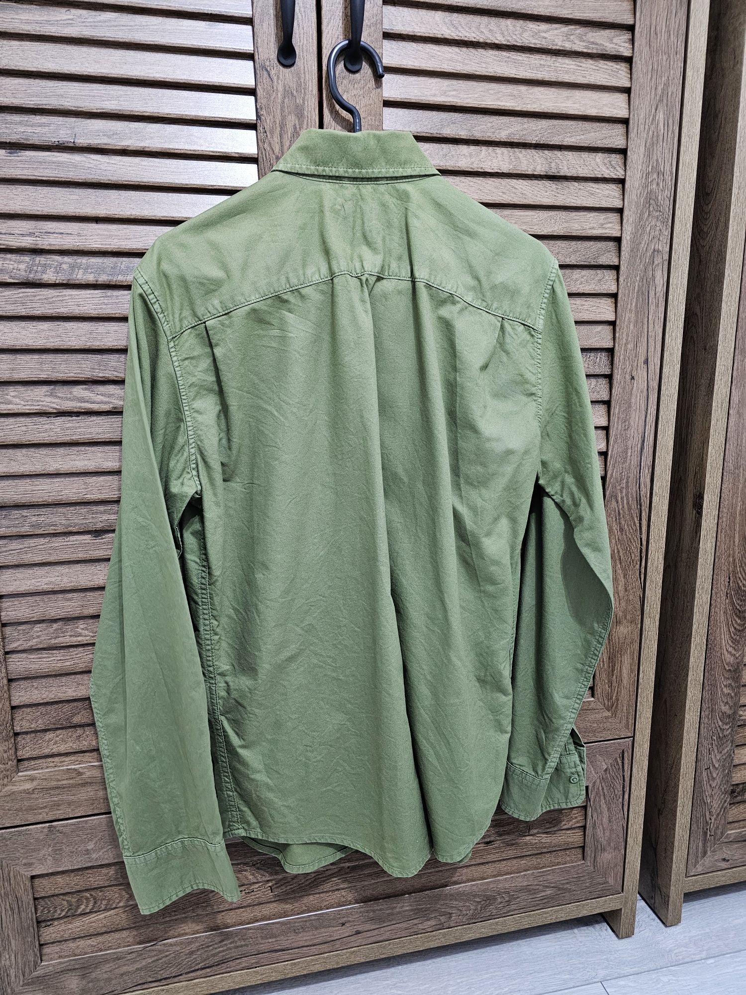 Camasa Barbati Levi's Khaki Green Shirt Standard Fit M