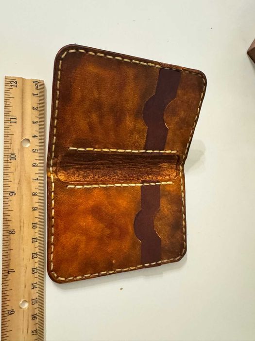 Portofel piele handmade maro