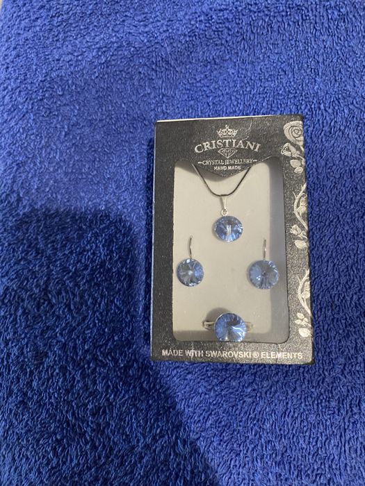 Комплект бижута с елементи Swarovski