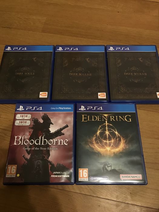 Dark Souls Trilogy / Bloodborne GOTY & Elden Ring за PS4