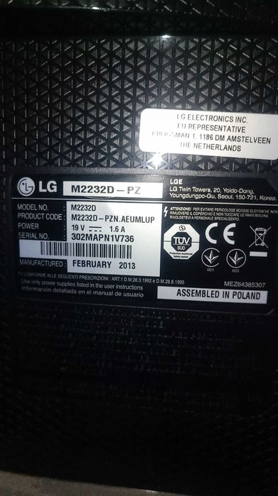 ПРОМОЦИЯ! Телевизор LG M2232D-PZ, 1920x1080 Full HD LED - 22''