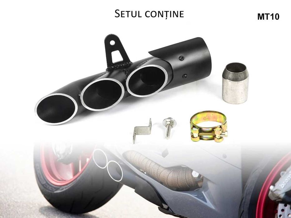 Tobă sport de înaltă calitate pentru motocicletă AKRAPOVIC