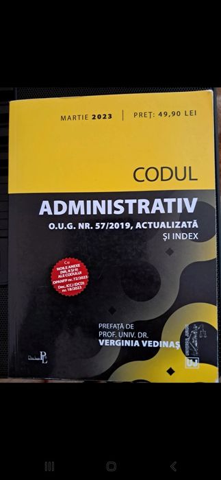 Vand Cod Administrativ