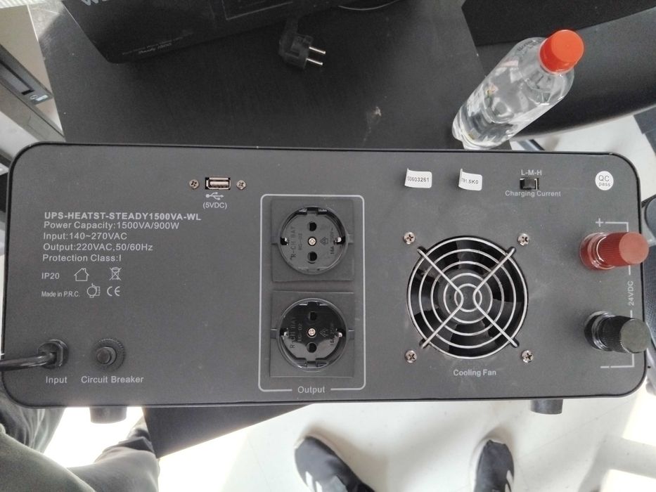 second hand UPS centrale termice Steady 1500VA/900W, Well