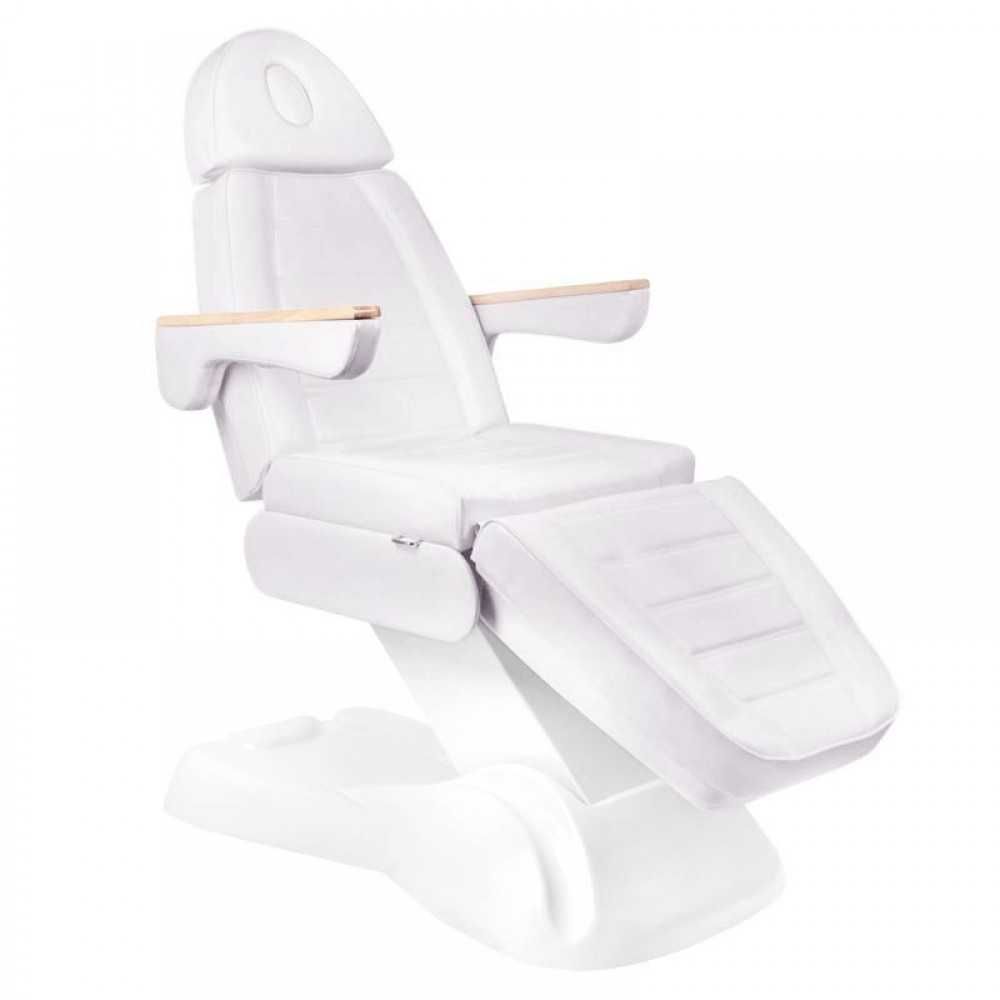 Електрическа кушетка Lux 3 (3 мотора) 200 х 63/83 х 67/89 см - бял