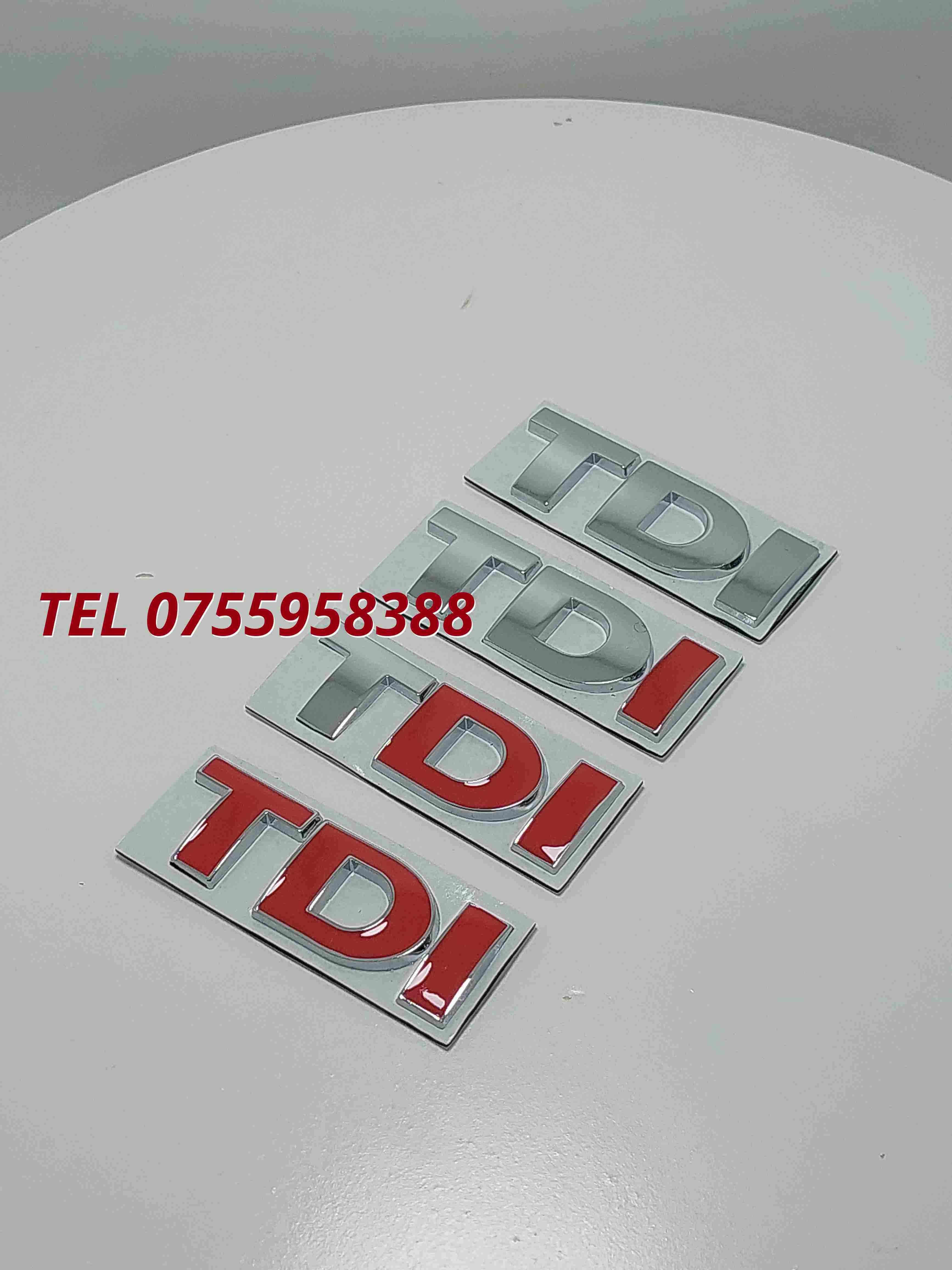 Emblema Tdi Crom Simpla Metalica Vw