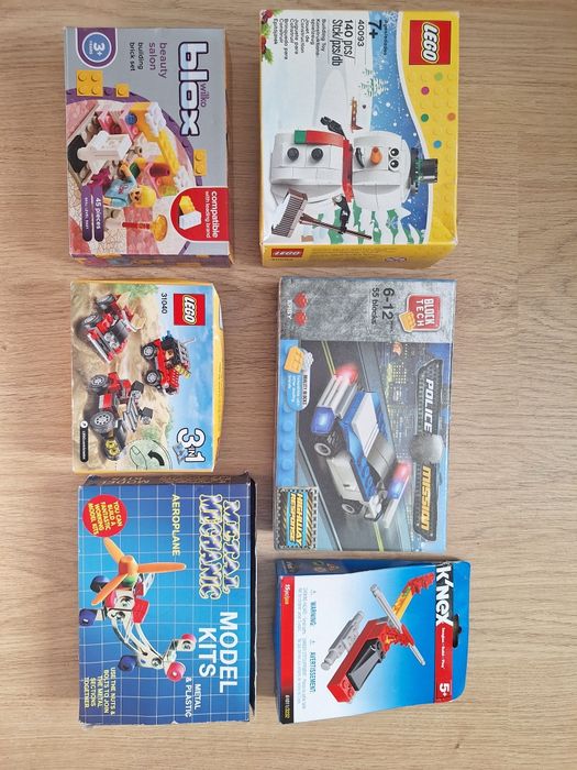 Lego plus alte jucării de montat  - 6 seturi