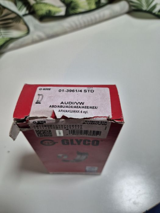 Vand cuzineti biela GLYCO + Lagare arbor cotit KOLBENSCHMIDT VAG 1.6