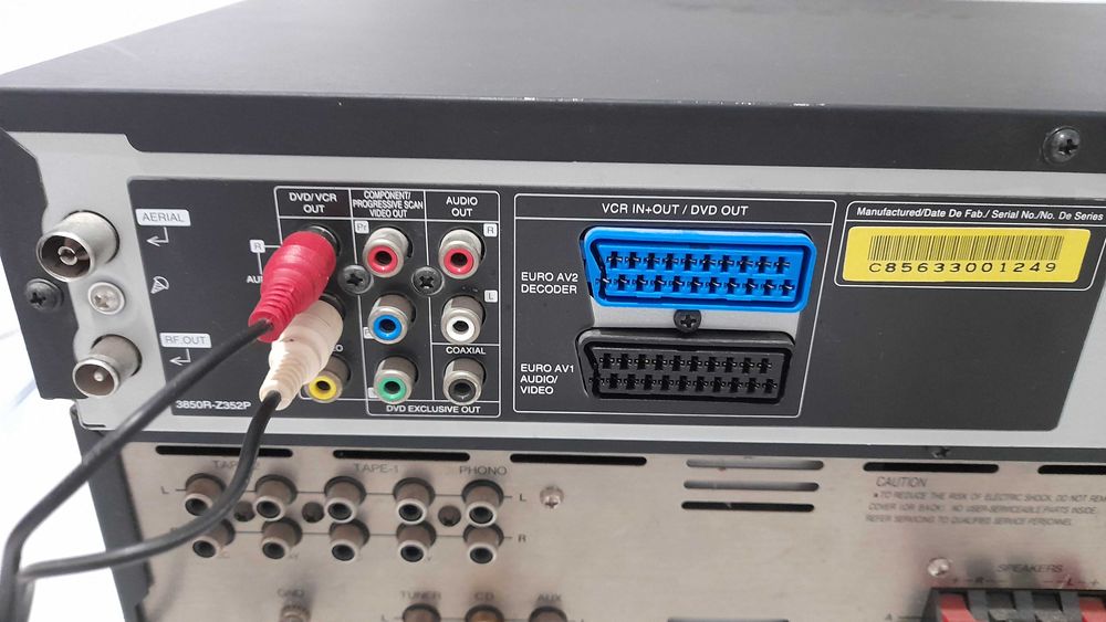 dvd+videorecorder vhs targa