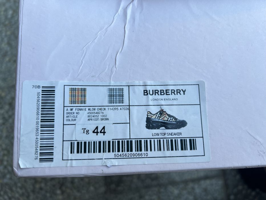 Обувки Burberry Arthur размер-44