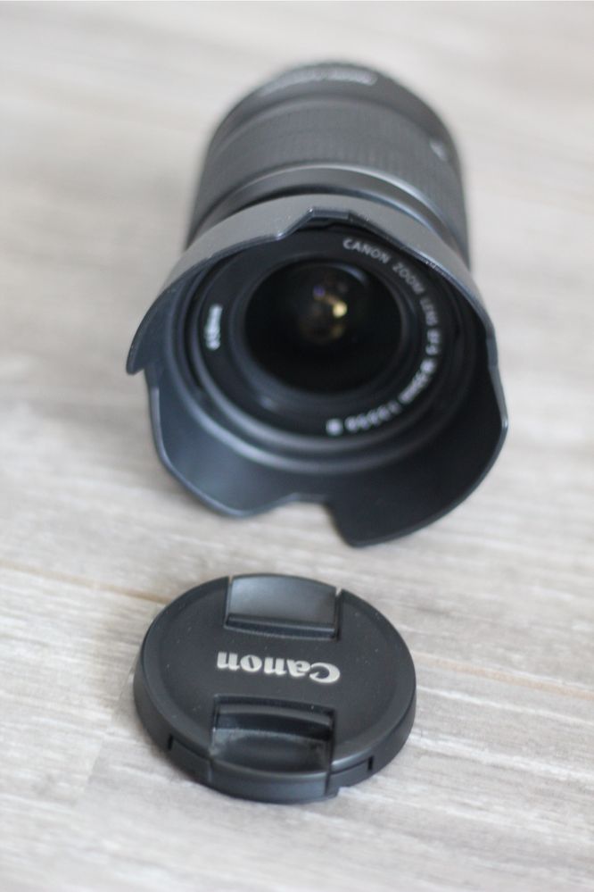 Obiectiv canon 18-55 ca nou 200 cadre