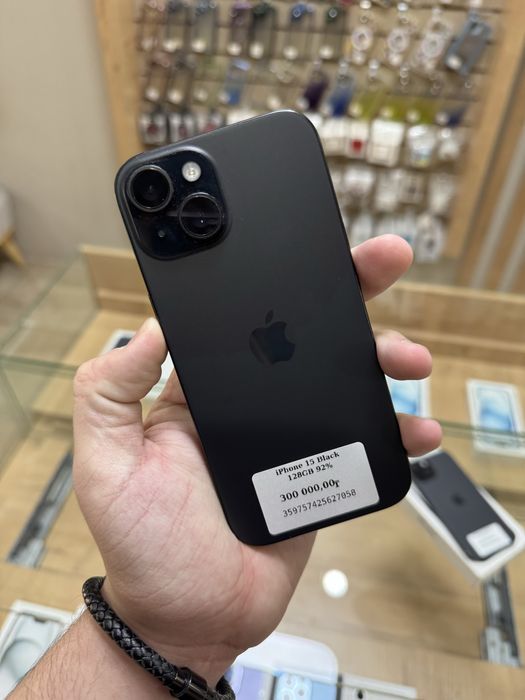 iPhone 15 Black 128GB 92%
