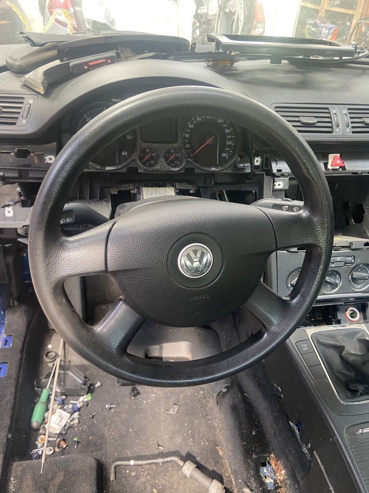 volan si airbag vw passat b6 golf 5 touran