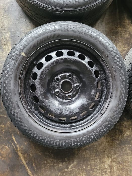 Jante tabla 5x112 VW audi cauciucuri iarna 205 55 16 M+S