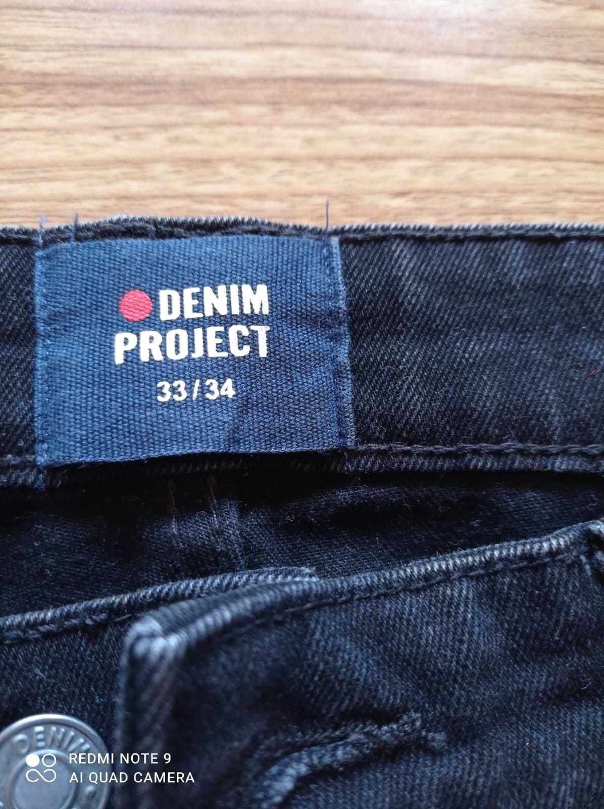 blugi negri Denim Project barbati