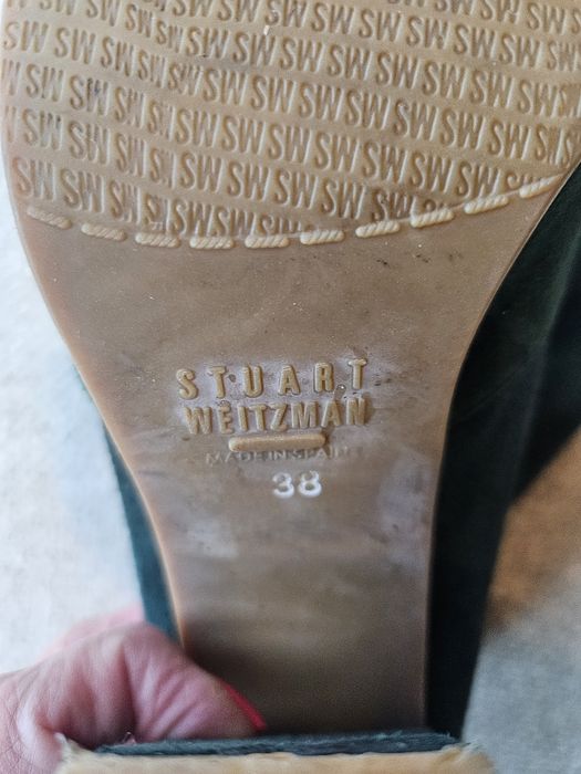 ботуши ектектвен велур тъмно зелени