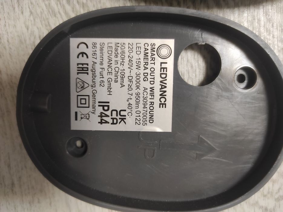 Ledvance - Aplica LED de exterior cu senzor și cameră SMART+ LED/15W/2