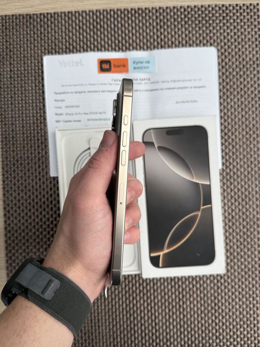 НОВ!512Gb *ЛИЗИНГ* iPhone 16 Pro Max Natural Titanium / 36М Гаранция