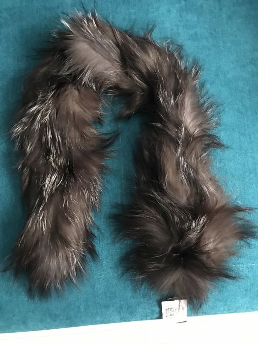 Esarfa din vulpe argintie - dama