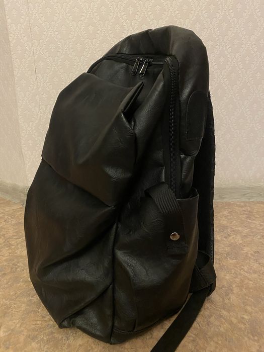 Рюкзак кожный. Качественная экокожа Можно для ноутбука. Сумка на плечо