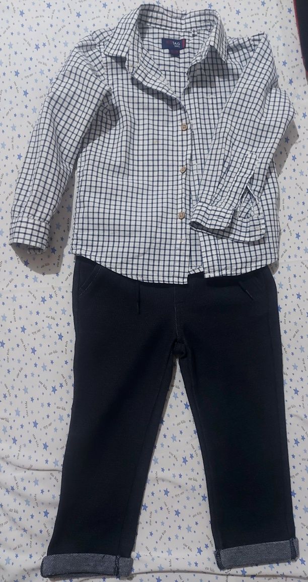 Костюм, джинсы, свитер, рубашкана мальчика 1-2 лет