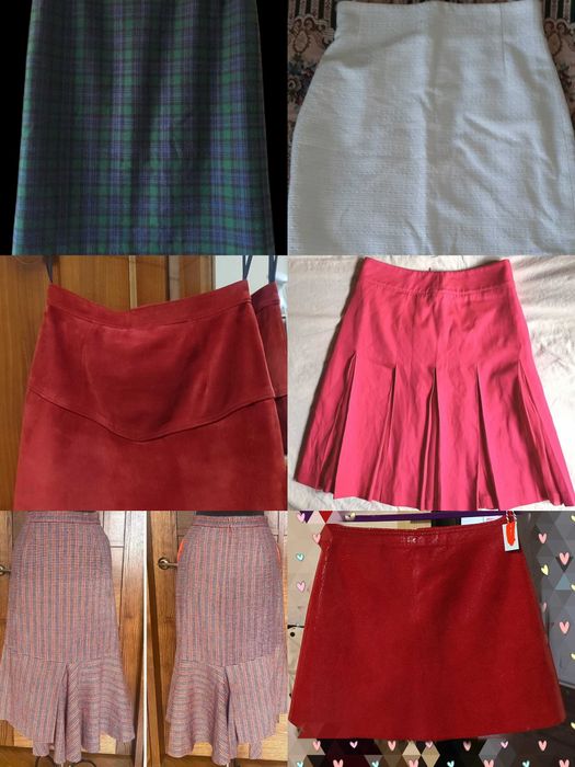 Юбки кожаные, замшевые, твидовые,шерстяные, брюки