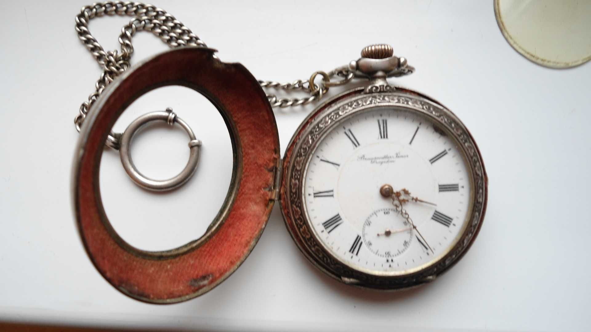 Ceas Buzunar din argint Brauswetter Janos Szegeden de colectie