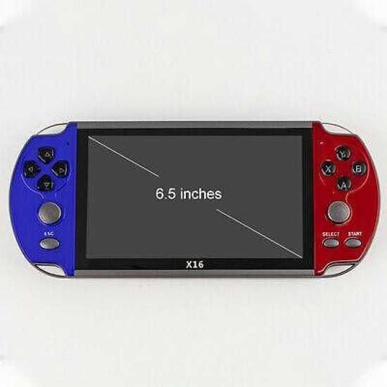 Преносима конзола за игри X16, 6.5 инча, С 20 000 вградени игри