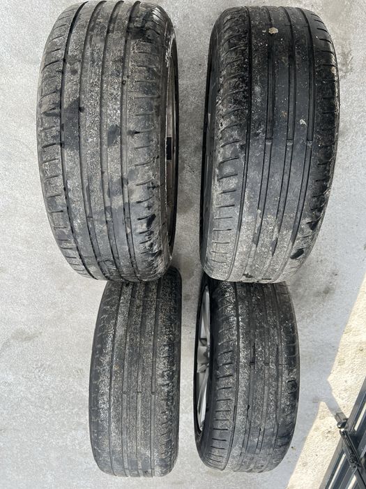 Jante 5x120  r17 bmw f10 f11 originale anvelope vara 225/55R17 Goodyer