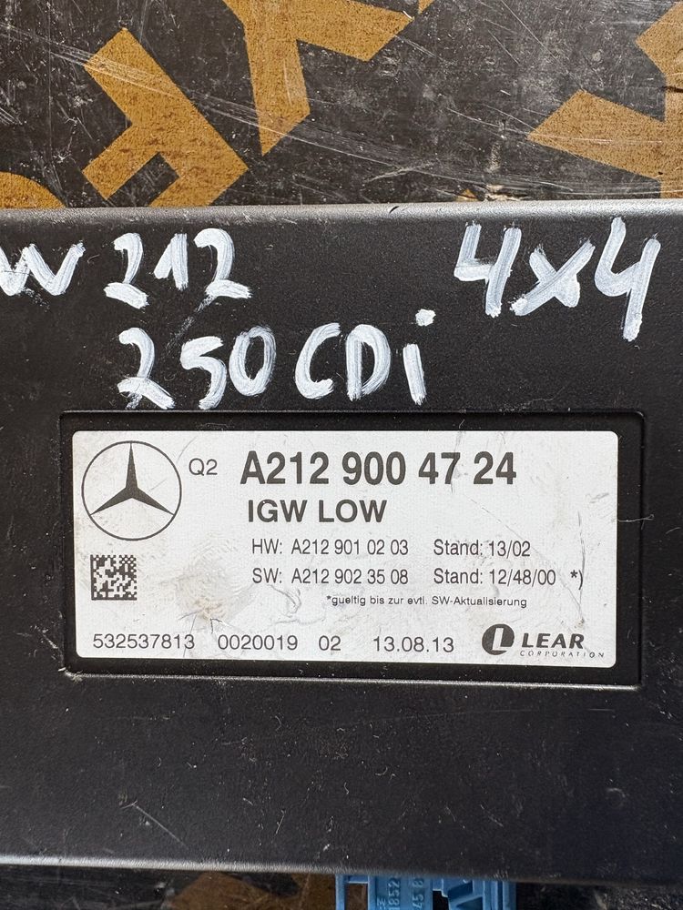Mercedes w212 face 250cdi 4x4 BCM  Модул Лед Светлини