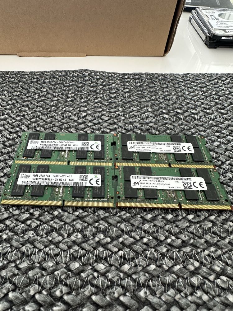 Placute/Memorii RAM laptop 16Gb DDR4 sodimm 2400Mhz