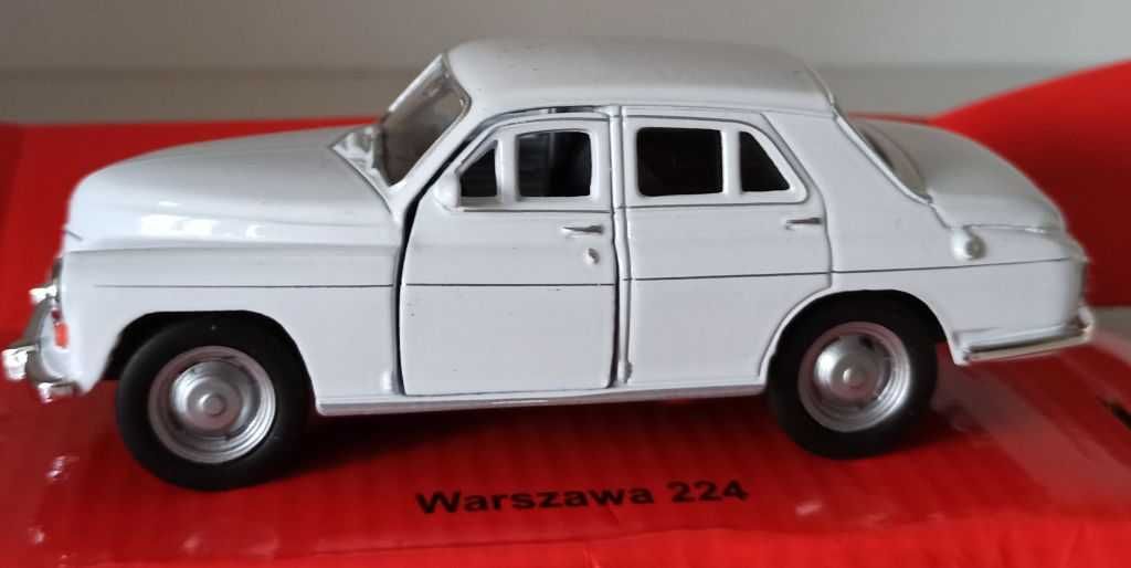 Macheta FSO Warszawa 224 1964 alb - Welly 1/36