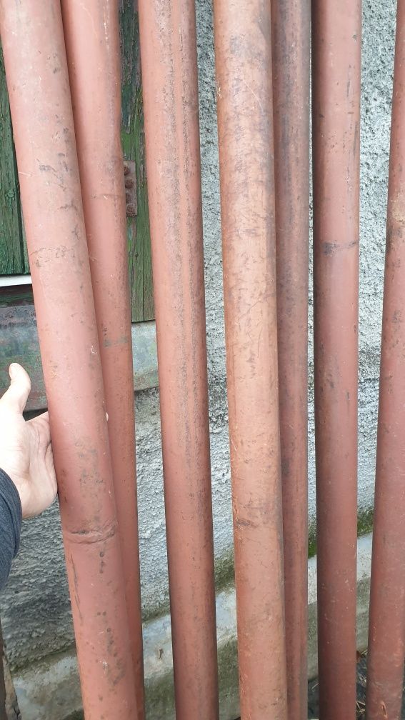 Stalpi/țevi de gard 2.5m din fier