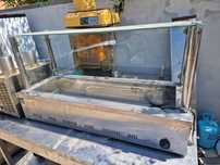 Masa calda sau  rece blat inox cu dulap, masa frigorifica inox, spalat