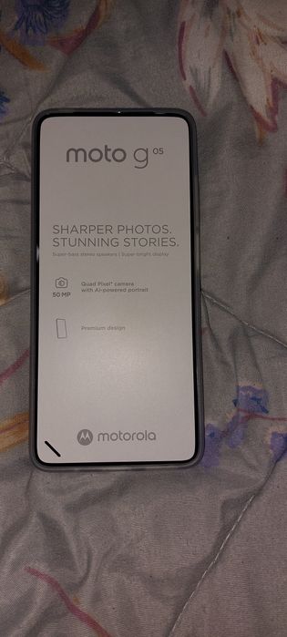 Motorola G05 чисто нов!4+64GB Denim blu