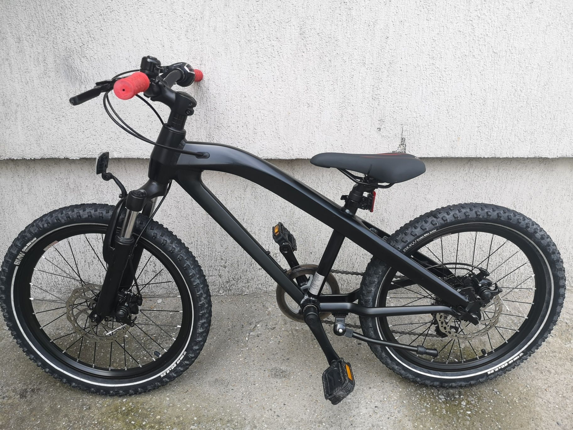 Bicicleta copii originala BMW JUNIOR 20 Zoll frane disc negru 6-9 ani