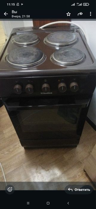 Плита печь гарантия 1 гол