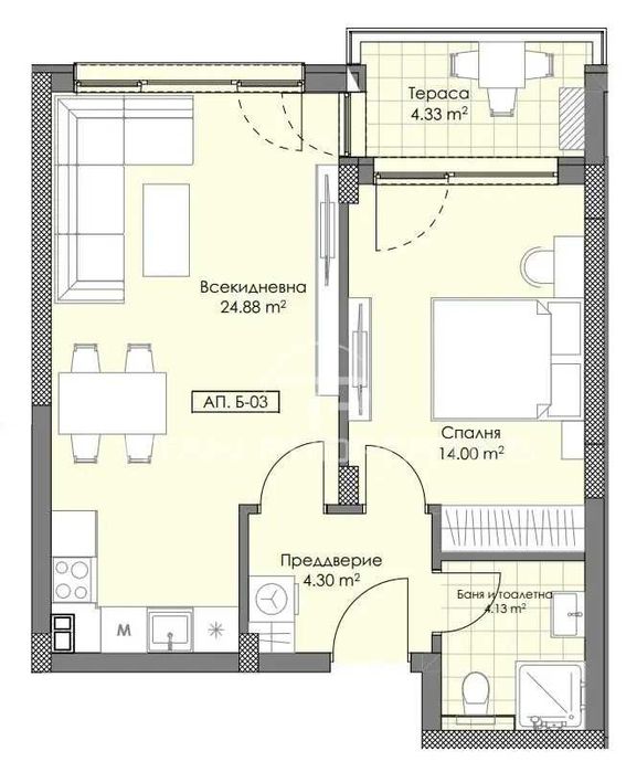Продава се Двустаен апартамент в Пловдив, Остромила - 70 кв.м за 1151 €/кв.м - Снимка #8