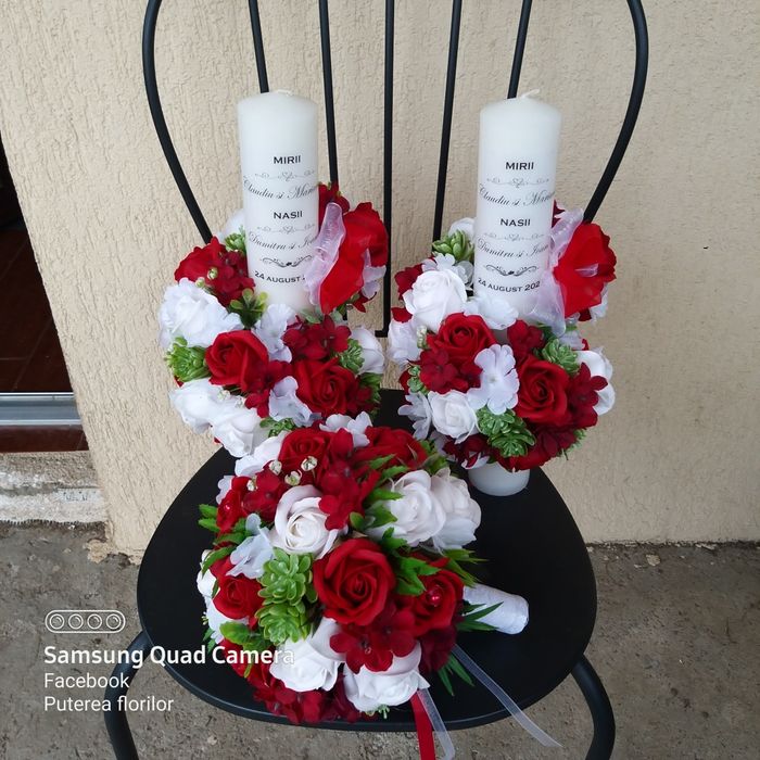 Seturi nunta din trandafiri de săpun