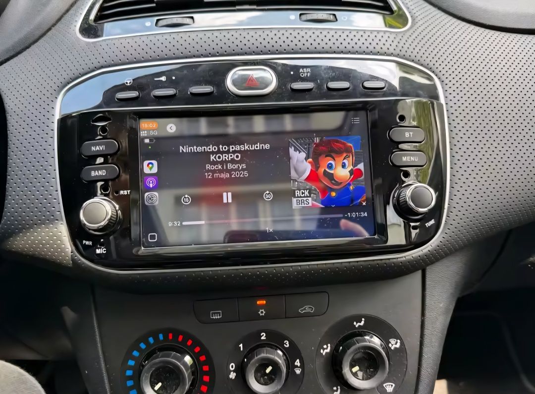 Navigatie android Fiat Linea Punto Waze YouTube GPS