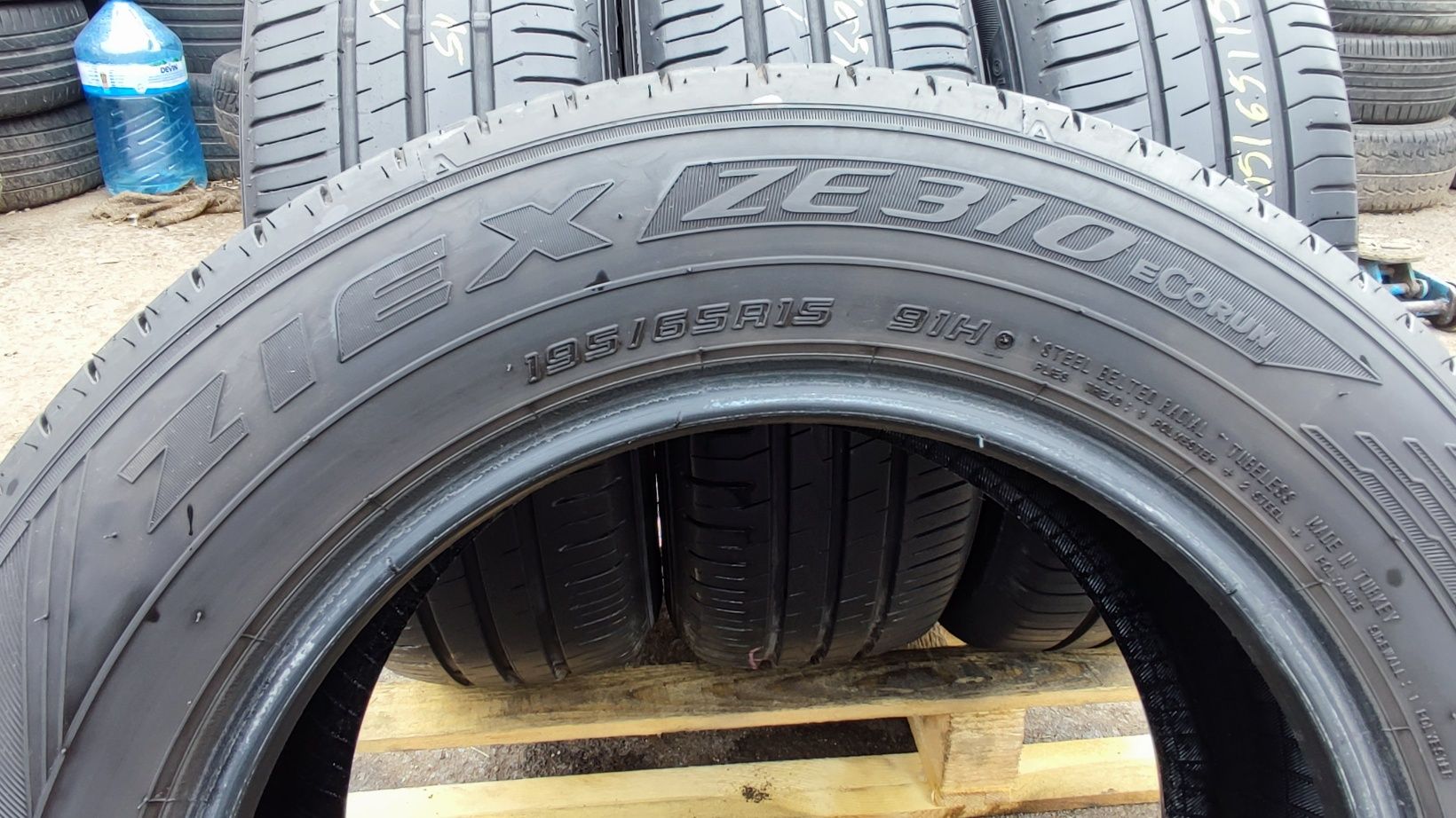 4бр. летни гуми 195/65/15 Falken Ziex
6.9mm
Добро състояние на гумите
