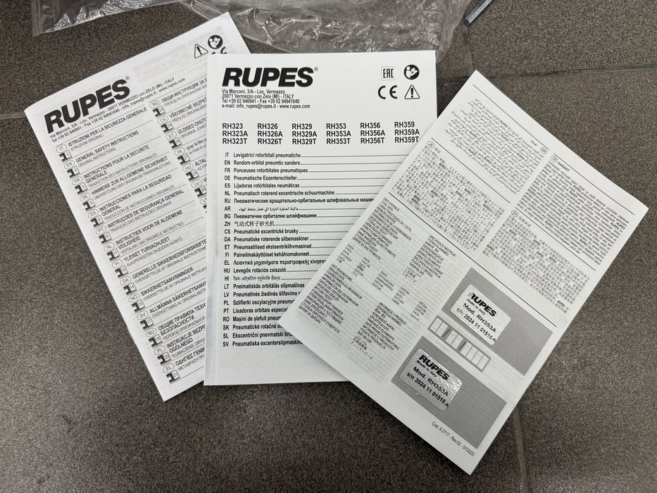Slefuitoare 150 mm Rupes RH353A 3mm orbita