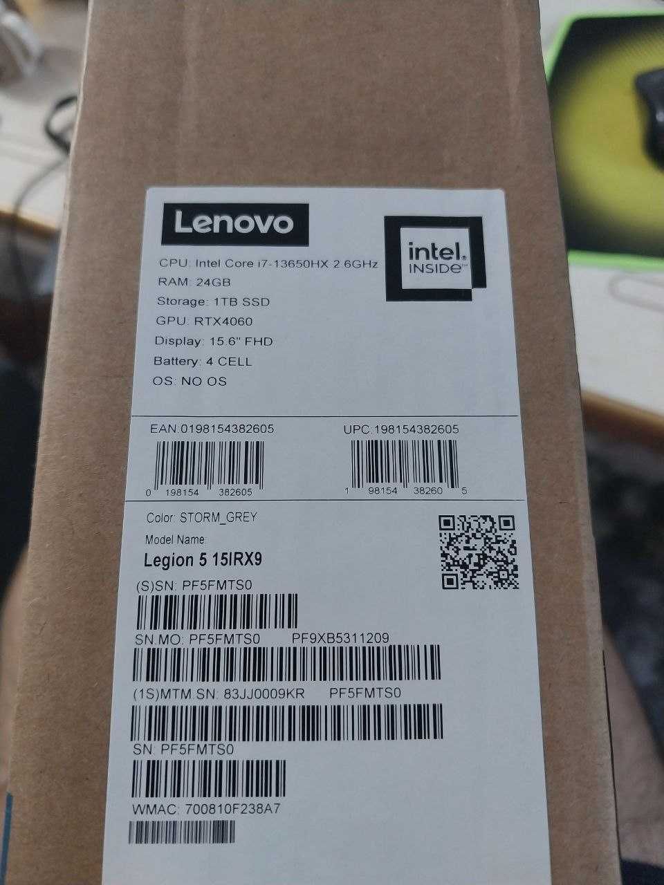 Lenovo Legion 5 O'yin uchun ideal noutbuk