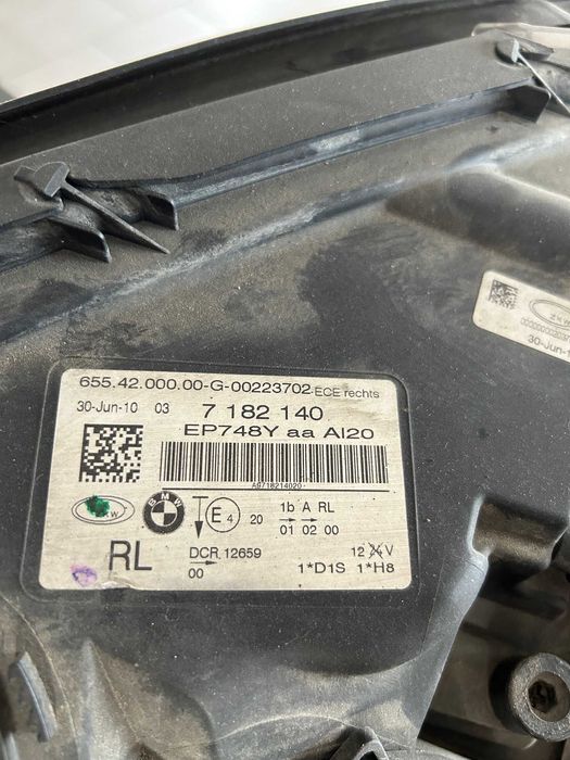 Far stanga BMW Seria 7 F01 Far dreapta BMW F01, far 7182139, 7182140