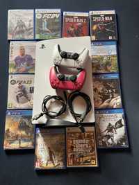 Vând PS5 + 2 controlere si jocurile din imagine