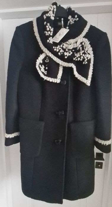 Palton lână cu căptușeală matlasată